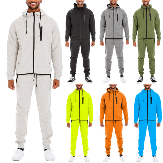 Dyanimc Tech Fleece Track Jacket Jogger Suit - PureLove Designs LLC